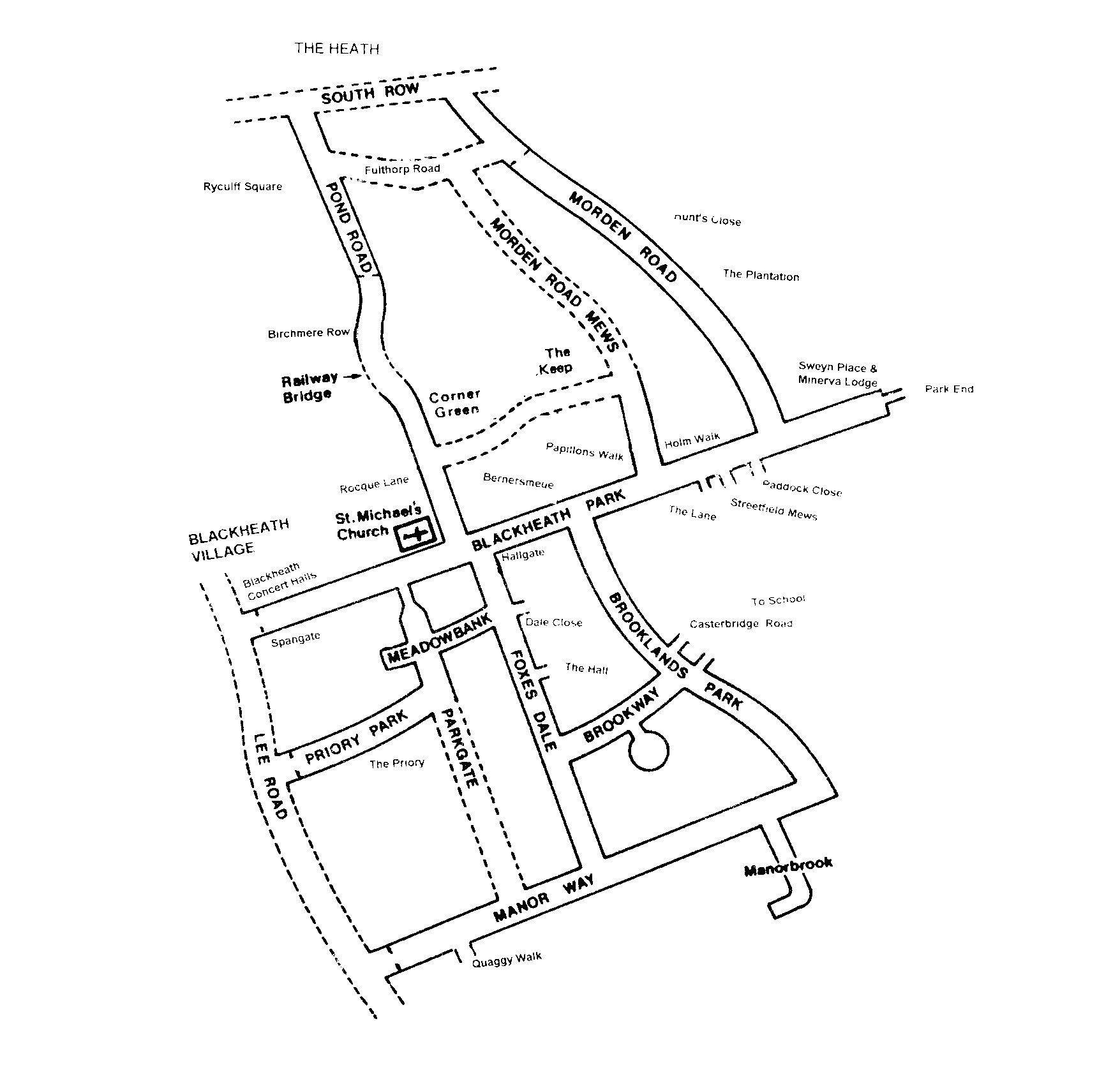 Map | Blackheath Cator Estate Residents Limited